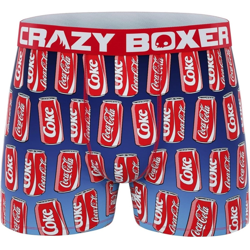 Crazy Boxer Coca Cola Can Print Boxers